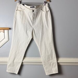 Buffalo David Bitton Off-White High-Rise Jeans